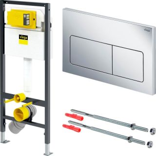 Система инсталляции для унитазов Viega Prevista Dry 8524.10 с кнопкой смыва